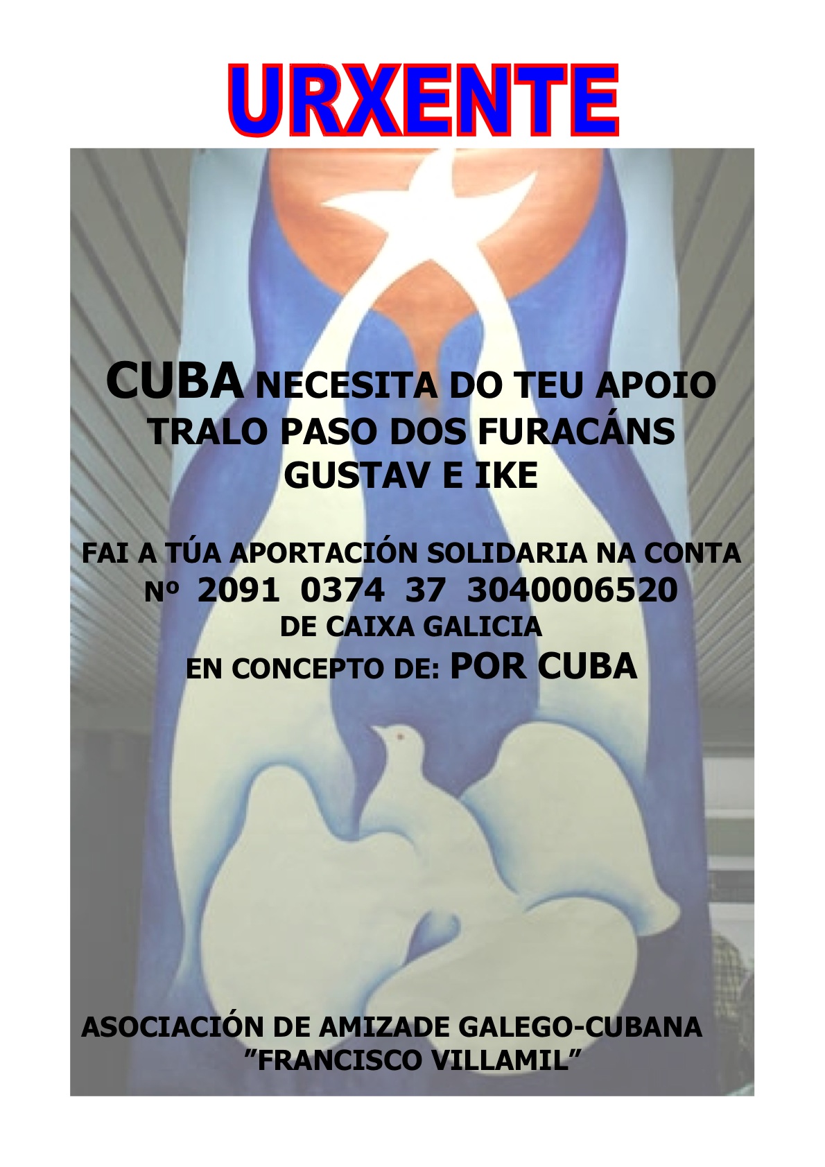 Campaña de doazóns por Cuba