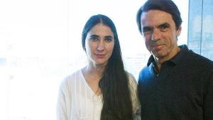 Jose Maria Aznar presenta en Madrid a Yoani Sánchez