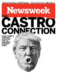  Newsweek revela o dobre xogo Trump con Cuba e ao candidato republicano fáltalle tempo para visitar  Miami disfrazado de George W. Bush. 